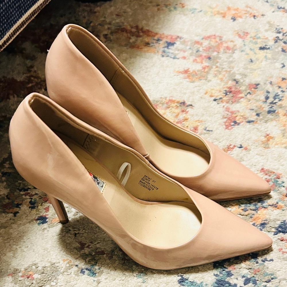 Primark patent leather heel